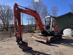 2009 Kubota KX161-3 excavator, side view