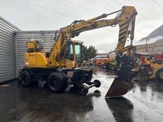 2001 Atlas 1404KZW wheel excavator side view