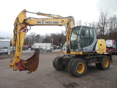 2011 New Holland WE150 wheel excavator side view