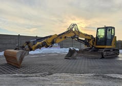 2019 Caterpillar 308C crawler excavator, side profile view