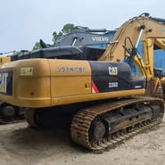2023 Caterpillar 336D crawler excavator, rear three-quarter view 2023 Caterpillar 336D crawler excavator, rear three-quarter view