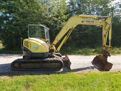 2007 Yanmar VIO75 A mini excavator, side view