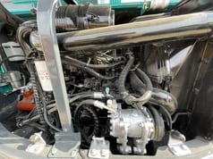 2023 Sunward SWE70E crawler excavator engine bay view