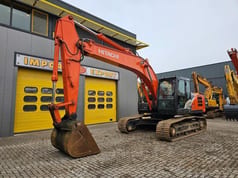 2022 Mitsubishi ZX220LC crawler excavator, front three-quarter view