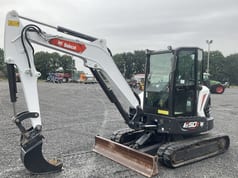 2023 Bobcat E50Z mini excavator, side view 2023 Bobcat E50Z mini excavator, side view