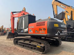 2025 Hitachi Zaxis 240 crawler excavator, rear three-quarter view 2025 Hitachi Zaxis 240 crawler excavator, rear three-quarter view