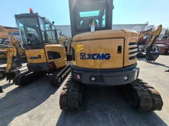 2026 XCMG XE55U mini excavator rear view