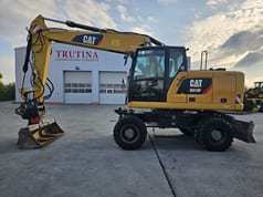 2016 Caterpillar M318F wheel excavator, side view 2016 Caterpillar M318F wheel excavator, side view