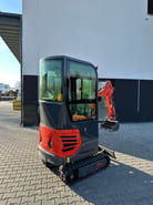 2025 Müller Machinery MB 12-KS mini excavator rear three-quarter view