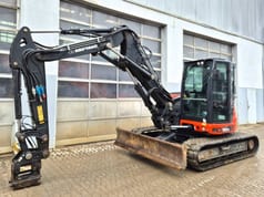 2021 Eurocomach 100 TR mini excavator, side profile view