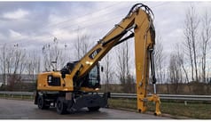 2020 Caterpillar MH3024-1 wheel excavator side view