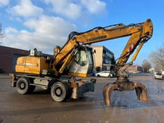 2008 Liebherr A316 material handler, side view 2008 Liebherr A316 material handler, side view
