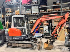 2005 Kubota KX101-3 mini excavator, side view