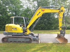 2021 Wacker Neuson ET90 mini excavator, side view