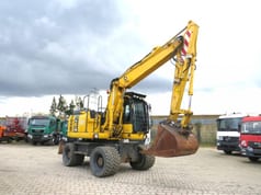2016 Komatsu PW148-8 wheel excavator, side view