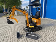 Berger Kraus BK1300JSR mini excavator, side view Berger Kraus BK1300JSR mini excavator, side view