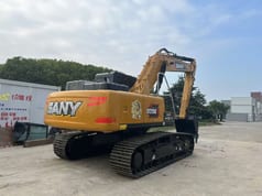 2023 SANY SY215C crawler excavator, rear three-quarter view