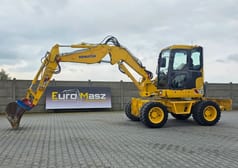 2017 Komatsu PW98MR-8 wheel excavator side view 2017 Komatsu PW98MR-8 wheel excavator side view