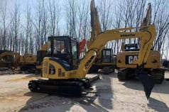 2025 Komatsu PC55 MR mini excavator, side view 2025 Komatsu PC55 MR mini excavator, side view