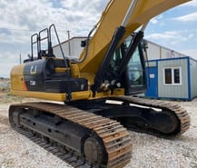 2017 Caterpillar 330D2L crawler excavator, side view