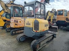 2016 Wacker Neuson EZ28 mini excavator, rear three-quarter view