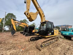 Caterpillar 315D2GC crawler excavator, front three-quarter view