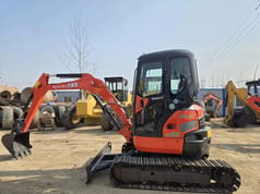 2023 Kubota U35 mini excavator, side profile view