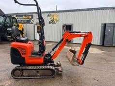 2021 Kubota 008-3 mini excavator, side profile view 2021 Kubota 008-3 mini excavator, side profile view