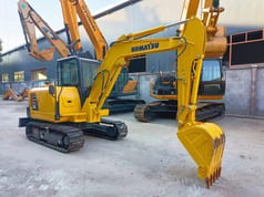 2021 Komatsu PC56-8 crawler excavator, side view