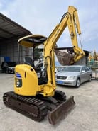 2020 Komatsu PC20MR mini excavator, side view