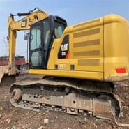 2022 Caterpillar 330 crawler excavator, side view 2022 Caterpillar 330 crawler excavator, side view