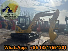 2023 Komatsu PC55MR-3 mini excavator, side profile view
