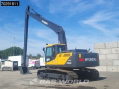 2025 Hyundai R245LR crawler excavator, rear three-quarter view