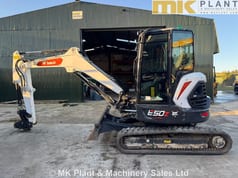 2023 Bobcat E50Z mini excavator side view