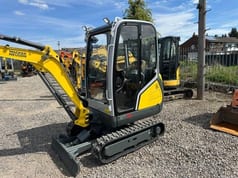 2023 Wacker Neuson ET18 mini excavator, side view