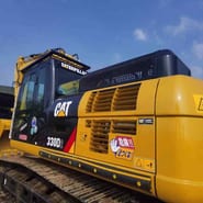 2021 Caterpillar 330D2 crawler excavator, side profile view