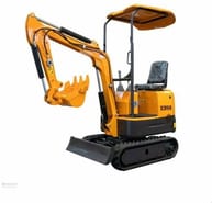 2022 Vemac XN08 mini excavator, three-quarter view
