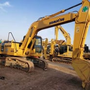 2023 Komatsu PC160-7 crawler excavator, rear three-quarter view 2023 Komatsu PC160-7 crawler excavator, rear three-quarter view