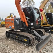 2009 Hitachi ZX70 crawler excavator, side view