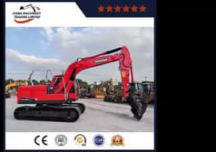 2020 Doosan DX140LC crawler excavator side view