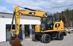2020 Caterpillar M316F wheel excavator, side view 2020 Caterpillar M316F wheel excavator, side view