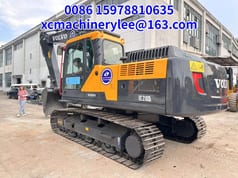 2023 Volvo EC210D crawler excavator, rear three-quarter view 2023 Volvo EC210D crawler excavator, rear three-quarter view