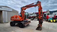 2005 Atlas 1605 M wheel excavator, side view