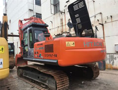 2015 Hitachi Zaxis 240G crawler excavator rear view 2015 Hitachi Zaxis 240G crawler excavator rear view