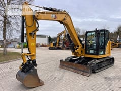 2023 Caterpillar 308-07A mini excavator, side view 2023 Caterpillar 308-07A mini excavator, side view
