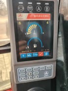 2020 Sany 135C Crawler Excavator interior monitor display