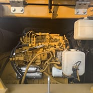 2023 Caterpillar 308E2 crawler excavator engine compartment view
