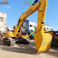 2022 Komatsu PC350-7 crawler excavator, front three-quarter view 2022 Komatsu PC350-7 crawler excavator, front three-quarter view