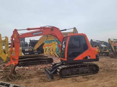 2021 Doosan DX80 crawler excavator, side view 2021 Doosan DX80 crawler excavator, side view