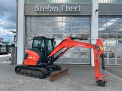 2022 Kubota U56-5 mini excavator, side view 2022 Kubota U56-5 mini excavator, side view